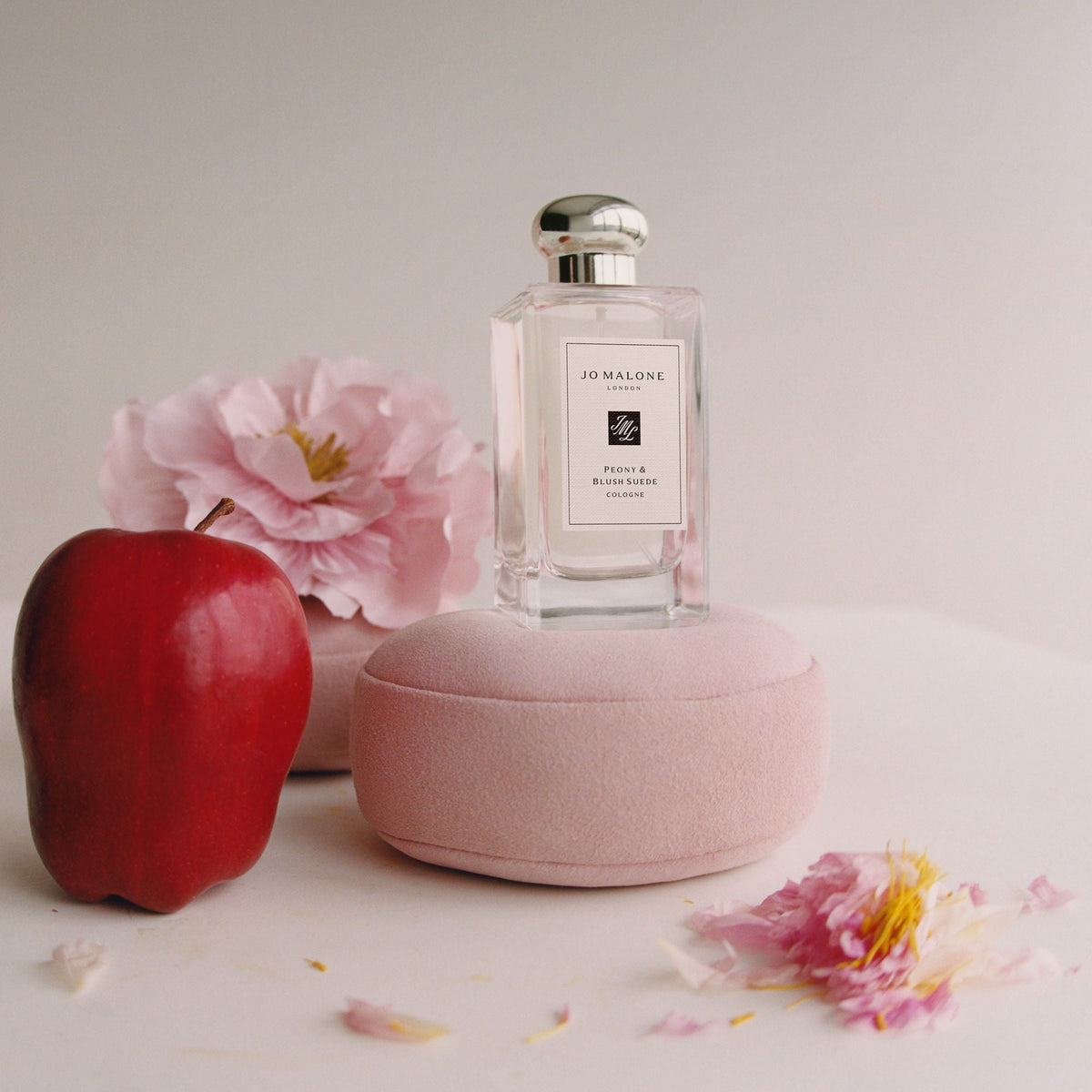 Peony and Blush Suede Cologne