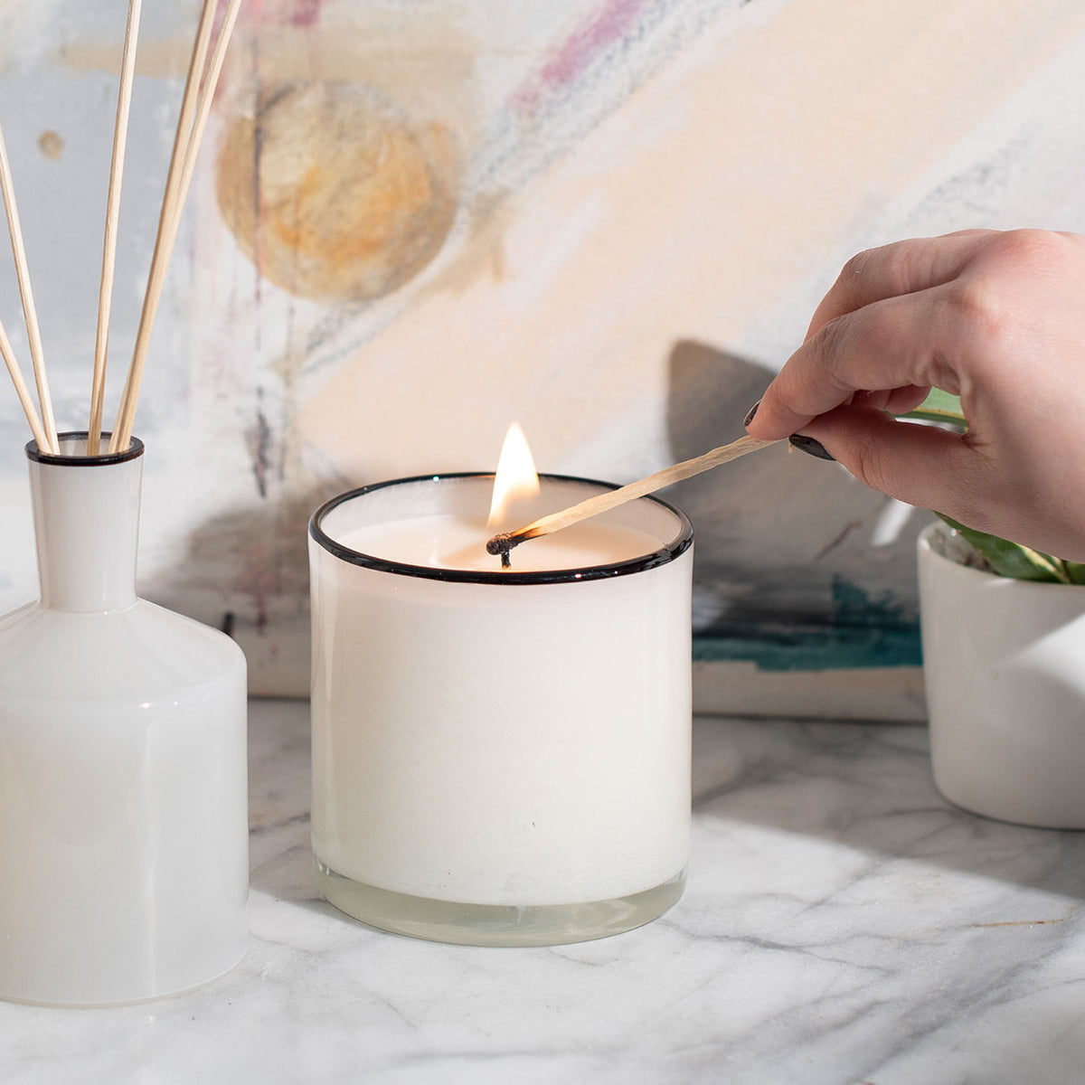 Champagne Candle