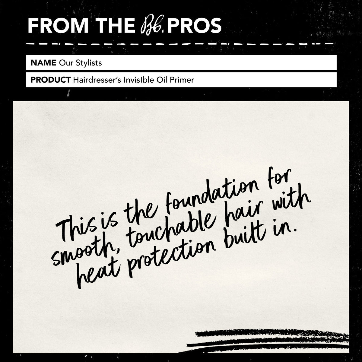 Hairdresser's Invisible Oil Heat/UV Protective Primer for Dry. Frizzy Hair