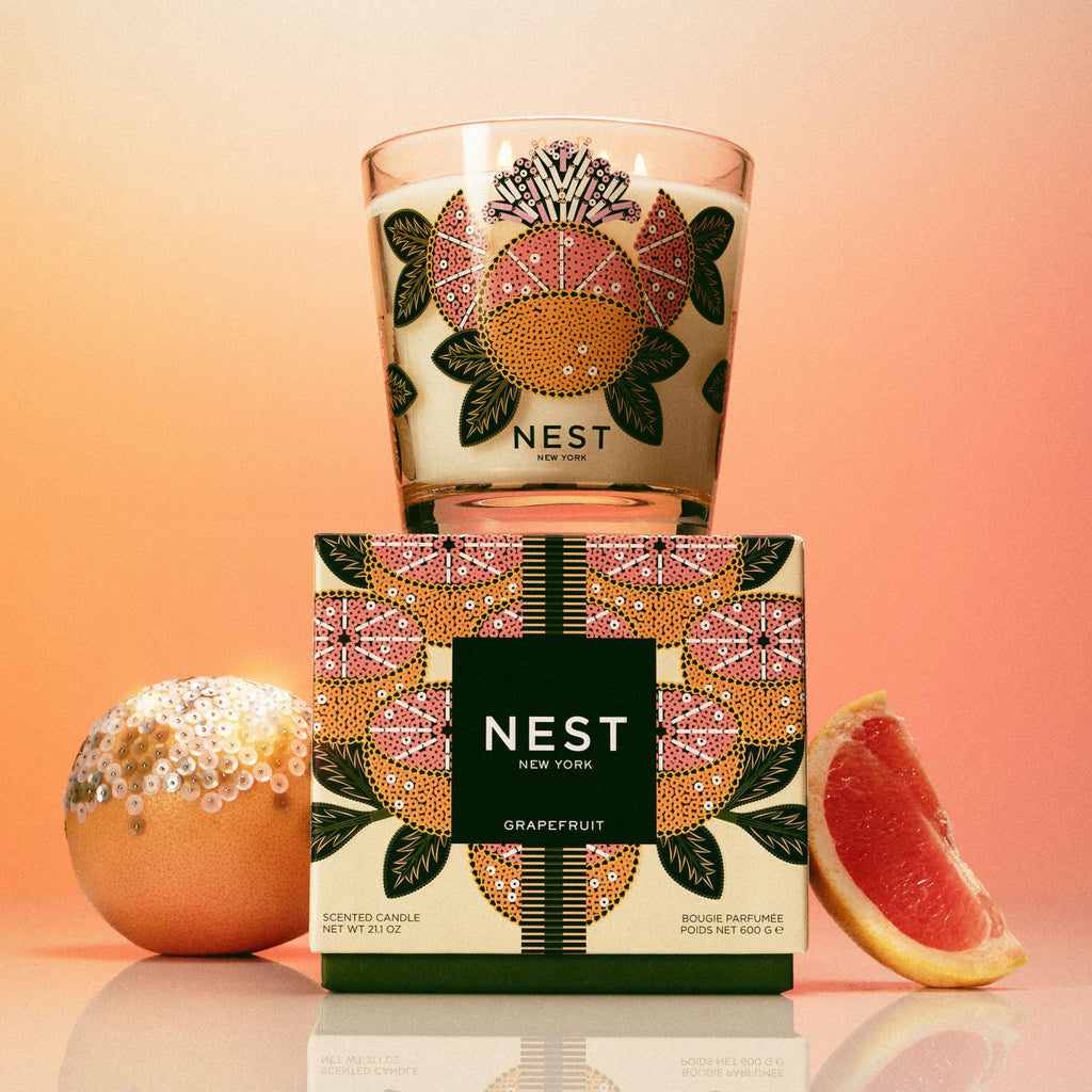 Grapefruit Decorative Candle