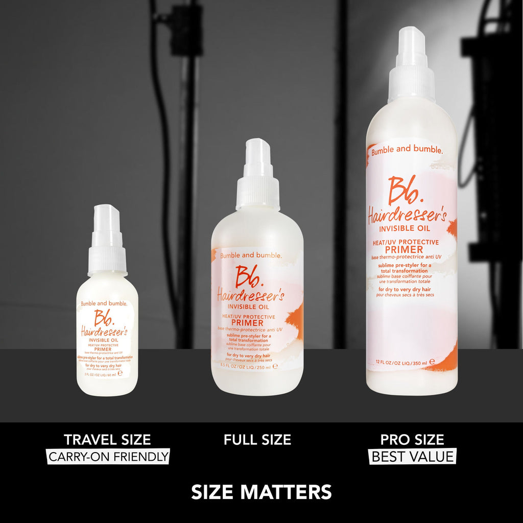 Hairdresser's Invisible Oil Heat/UV Protective Primer for Dry. Frizzy Hair