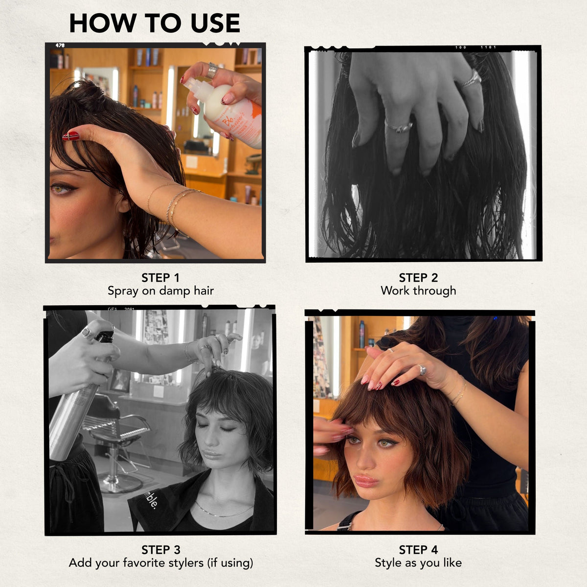 Hairdresser's Invisible Oil Heat/UV Protective Primer for Dry. Frizzy Hair