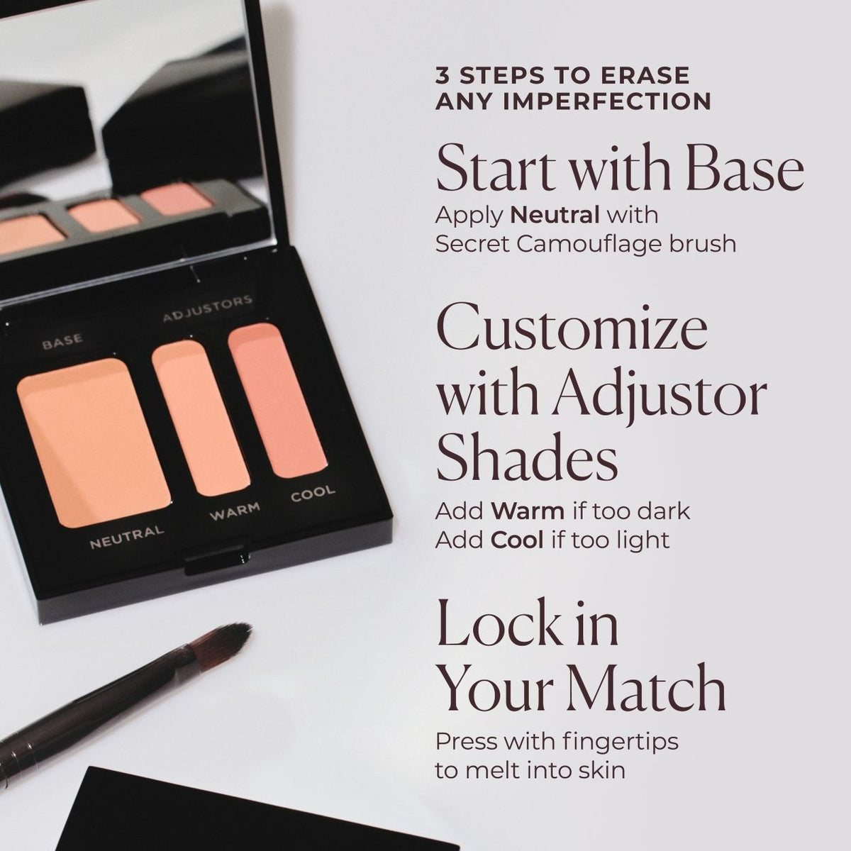 Secret Camouflage Custom Complexion Perfector Long-wear Concealer