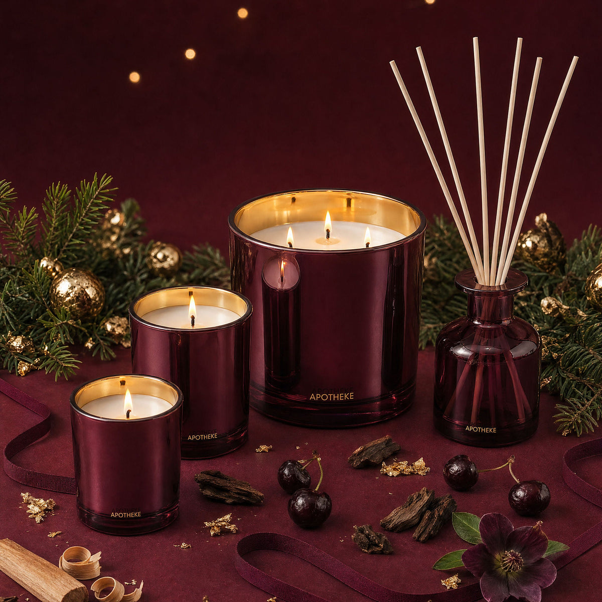 Bitter Cherry Scented Candle (Limited Edition)