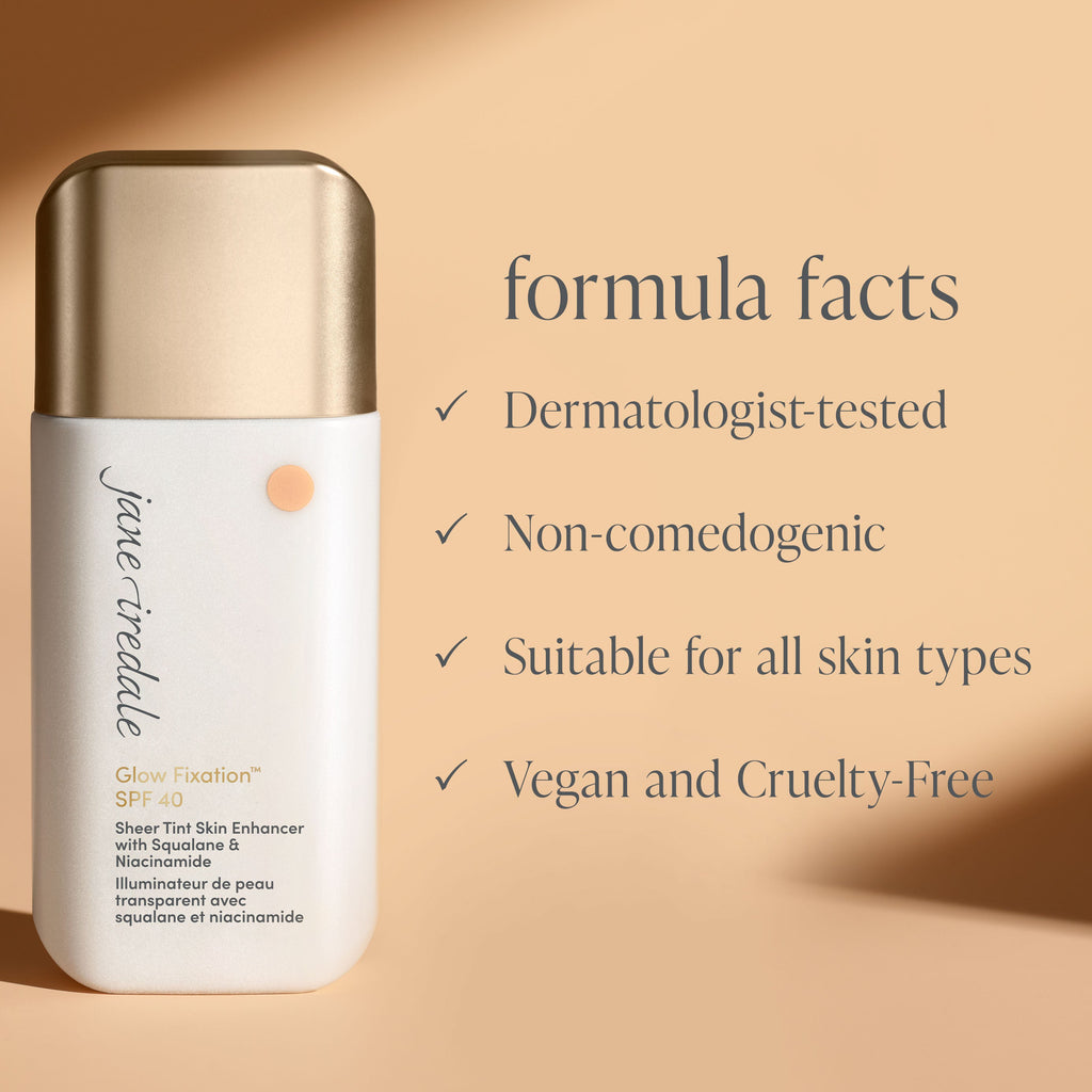 Glow Fixation SPF 40 Sheer Tint Skin Enhancer with Squalane & Niacinamide