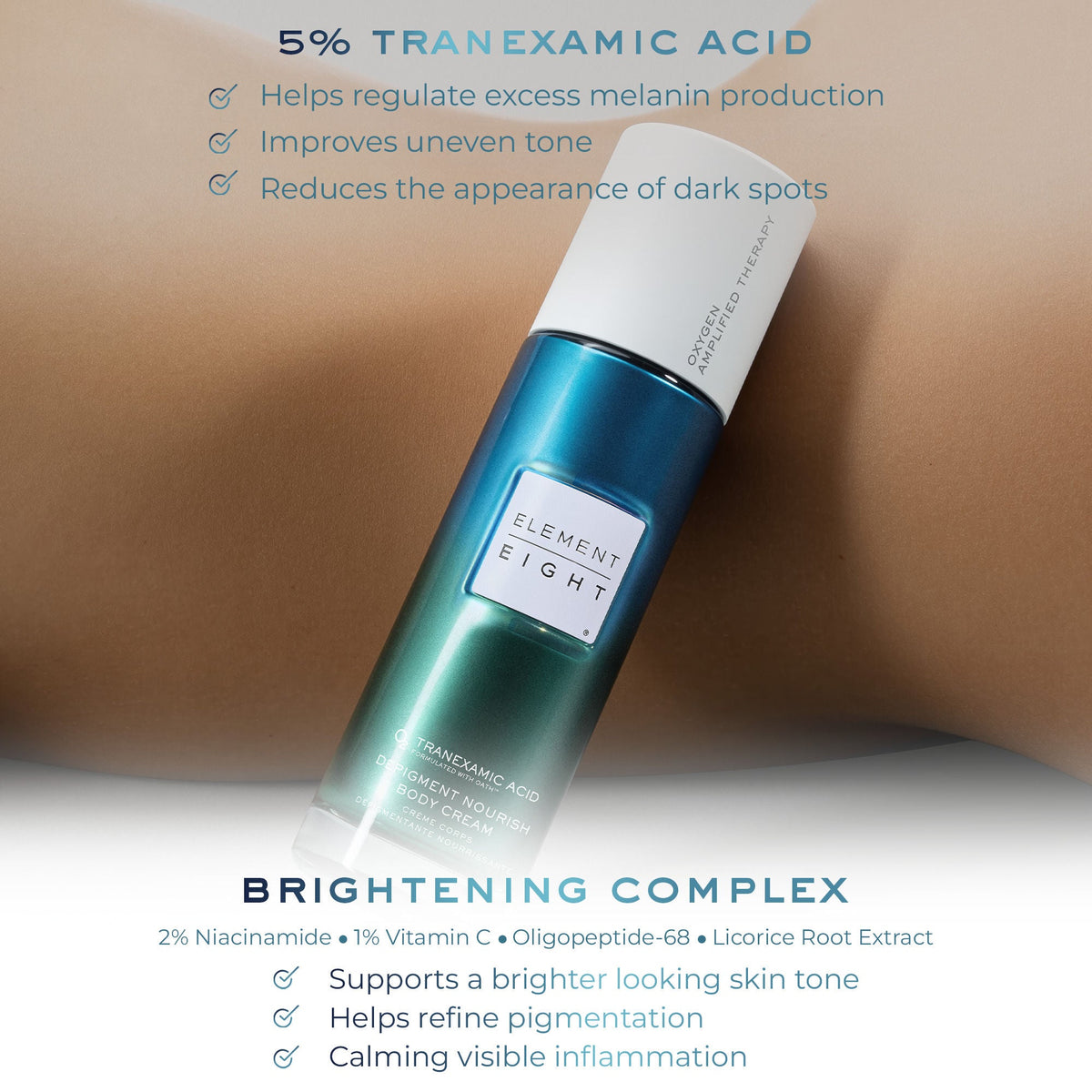 O2 Tranexamic Acid Depigment Nourish Body Cream