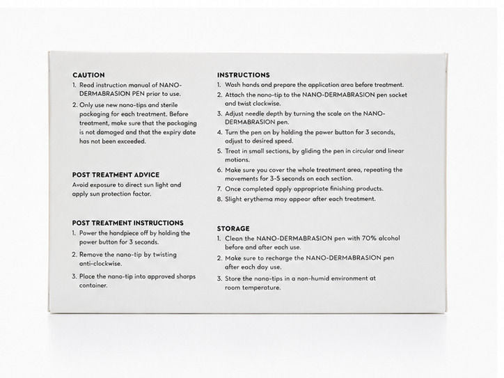 Nano-Dermabrasion Replacement Tips