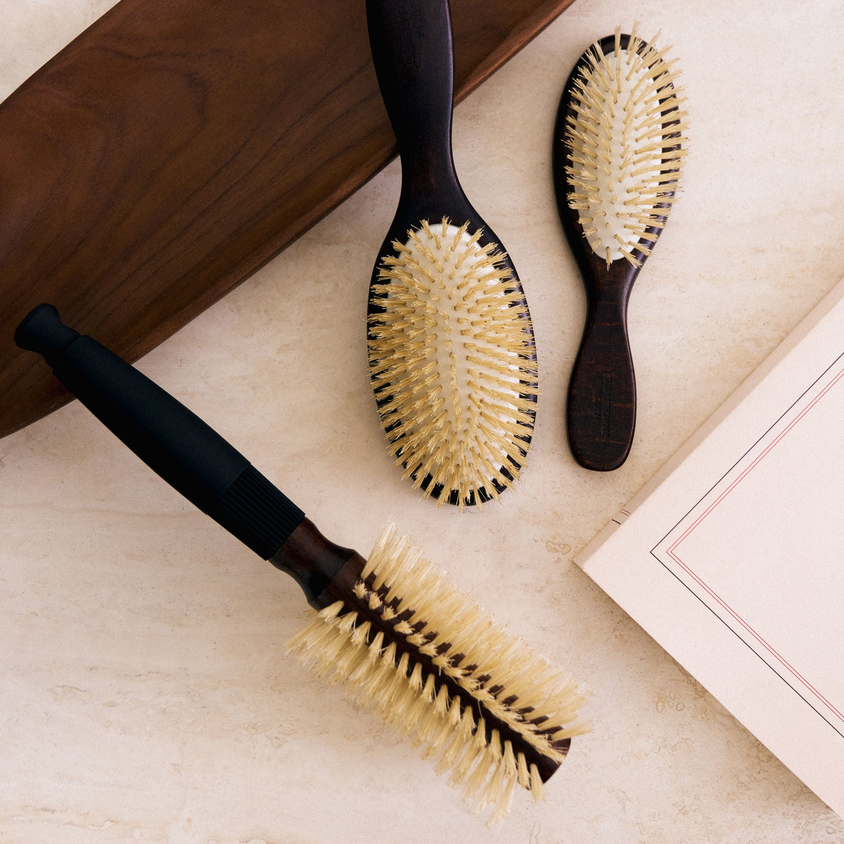 Pre-Curved Blowdry Hairbrush