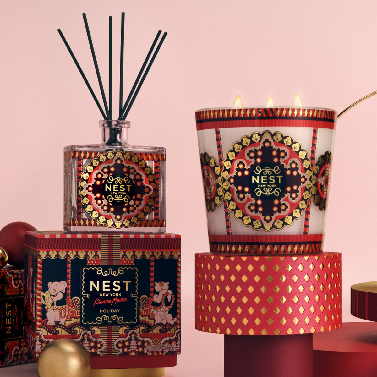 Nest New York x Pierre Marie Holiday Reed Diffuser