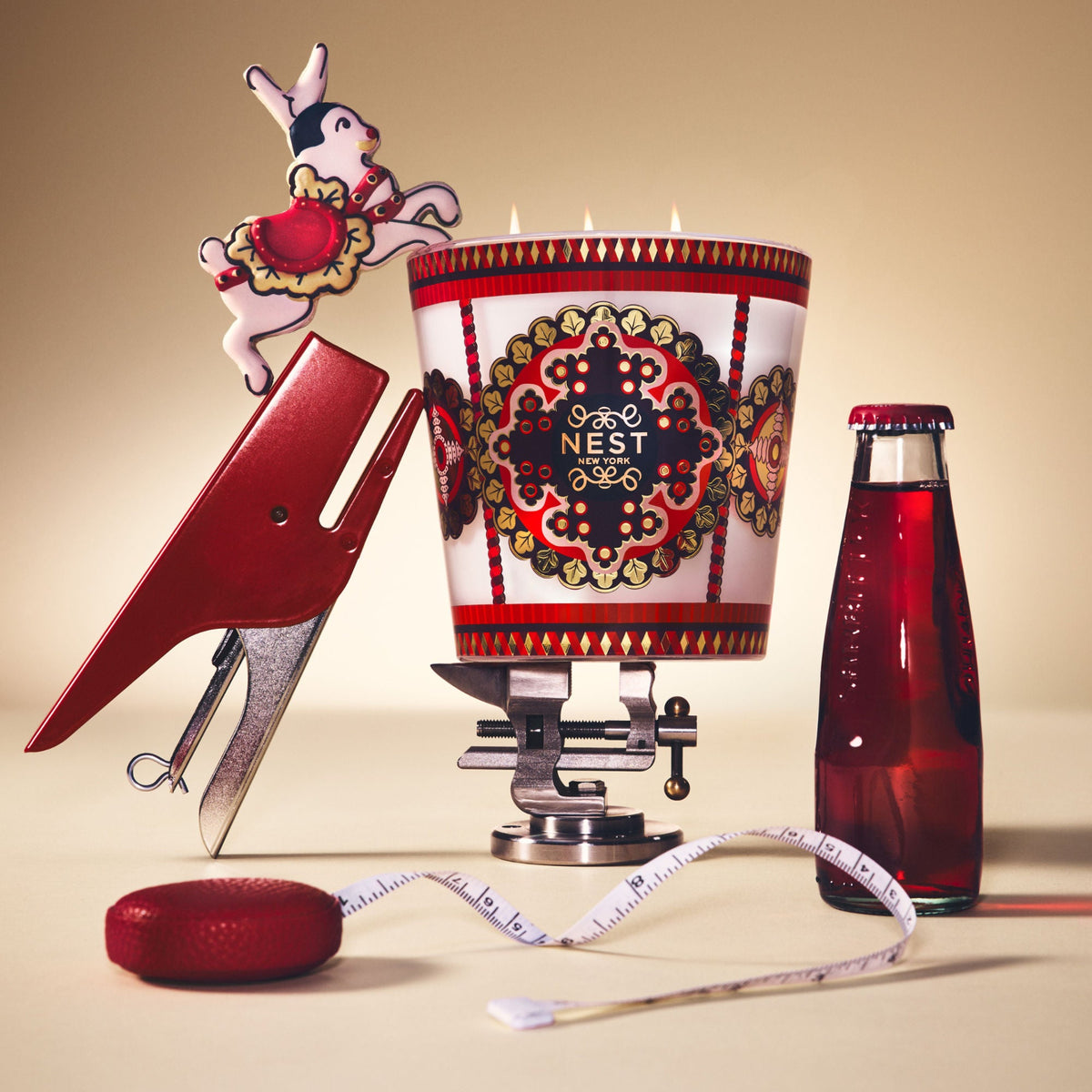 Nest New York x Pierre Marie Holiday 3-Wick Candle (Limited Edition)