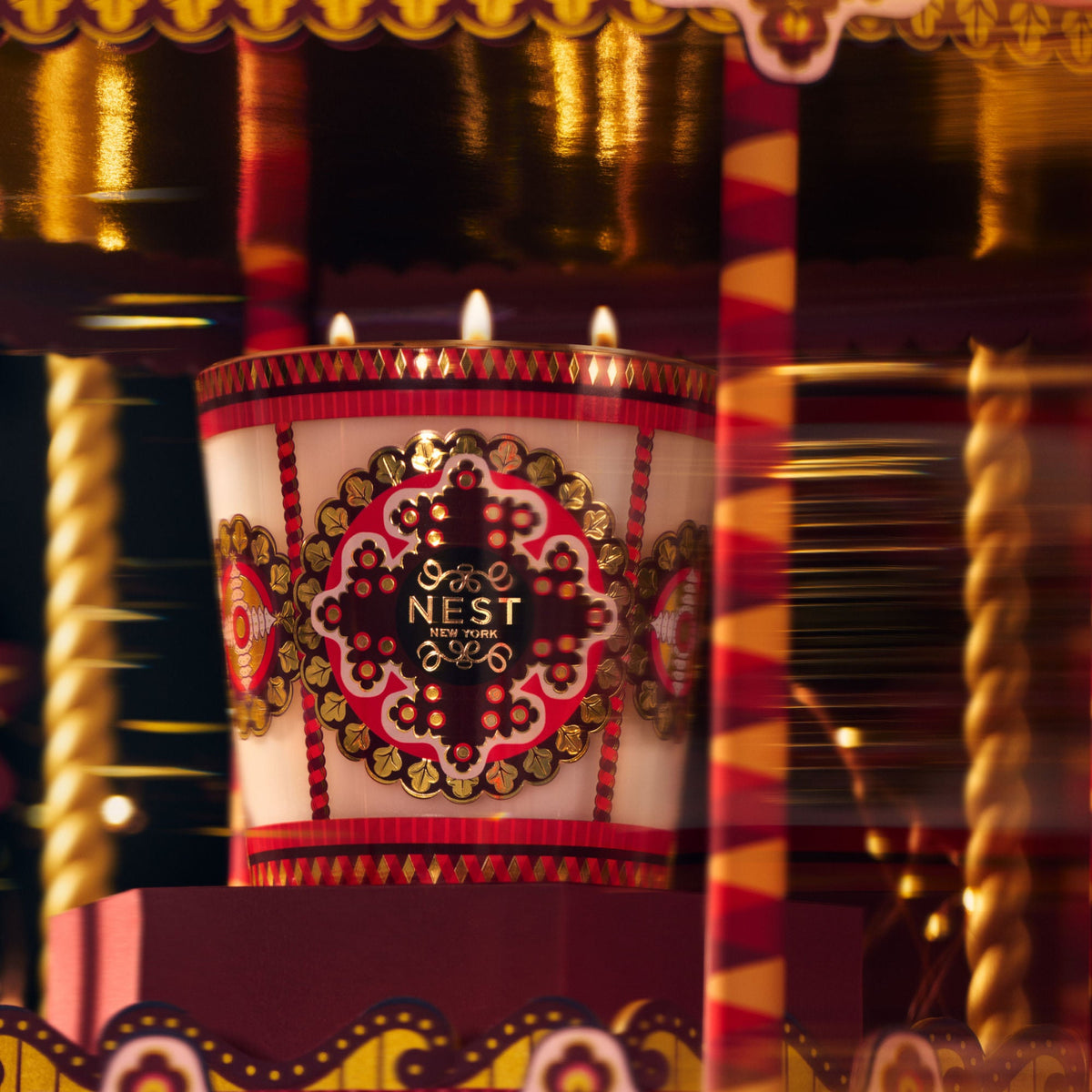 Nest New York x Pierre Marie Holiday 3-Wick Candle (Limited Edition)
