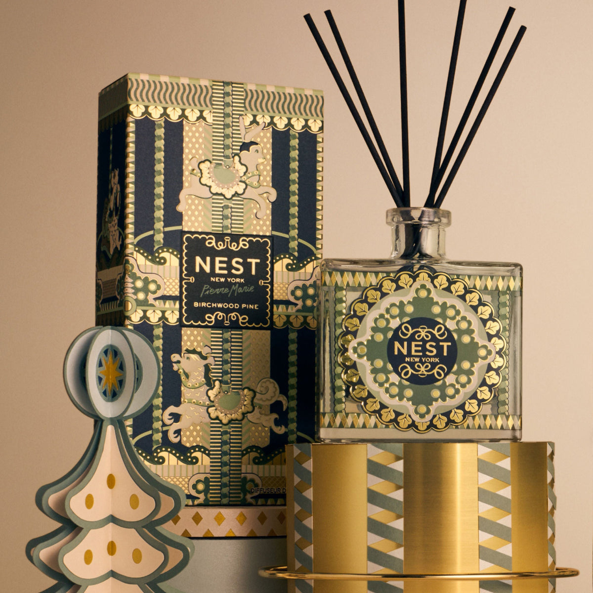 Nest New York x Pierre Marie Birchwood Pine Reed Diffuser