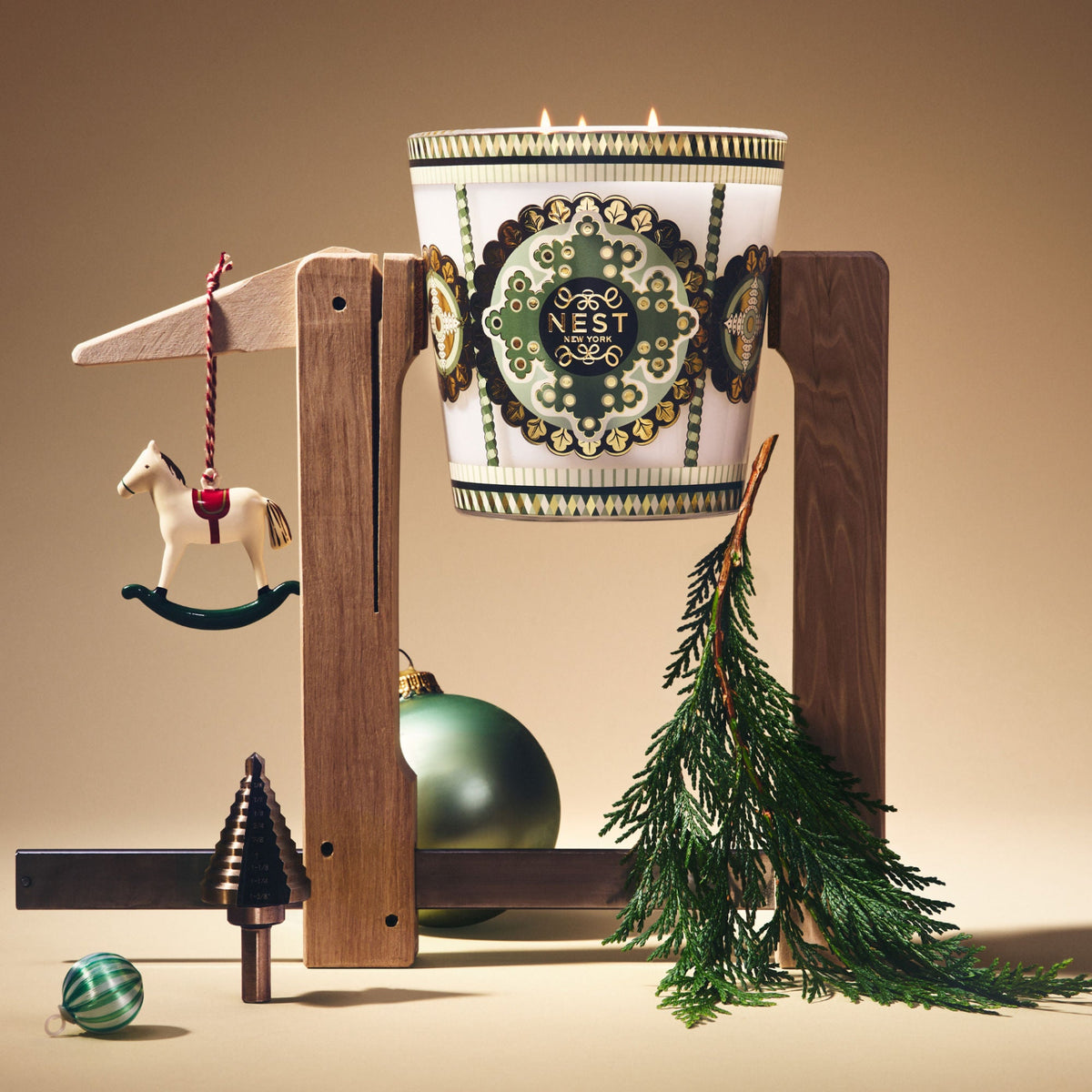 Nest New York x Pierre Marie Birchwood Pine 3-Wick Candle (Limited Edition)