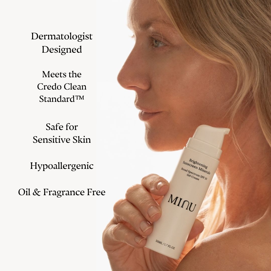 Brightening Sunscreen Minerals Broad Spectrum Gel-Cream SPF 30