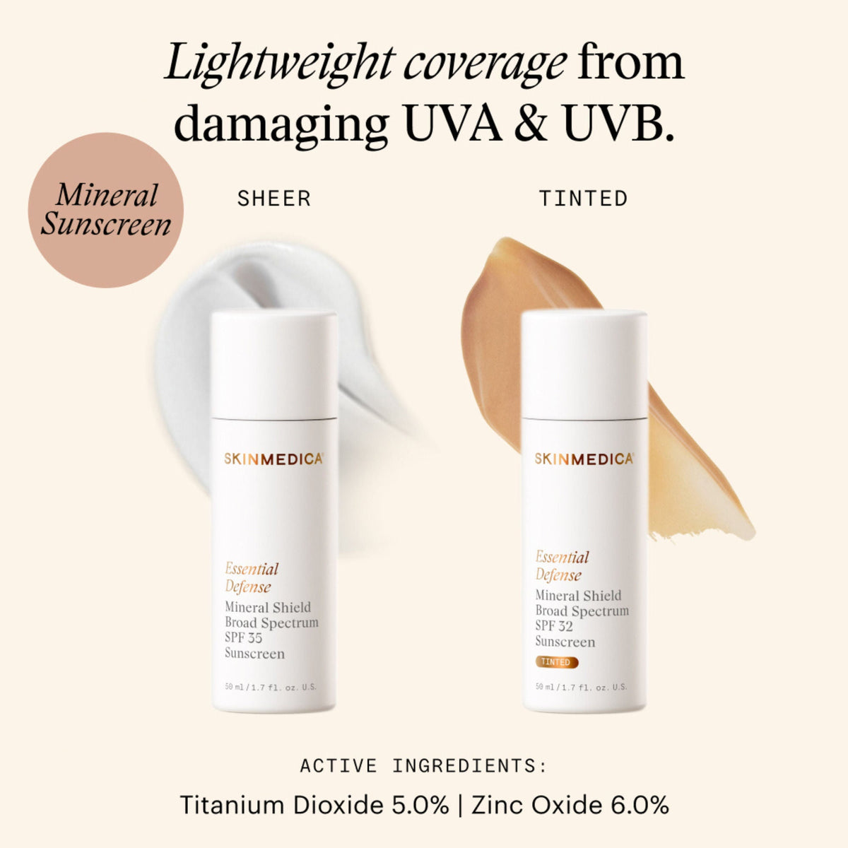Essential Defense Mineral Shield Broad Spectrum SPF 32 Sunscreen Tinted