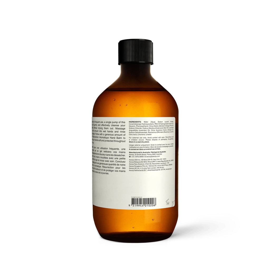 Resurrection Aromatique Hand Wash Screw Cap