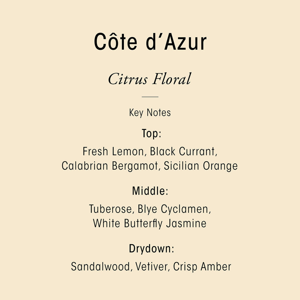 Cote d'Azur Replenishing Body Wash with Bergamot & Jasmine