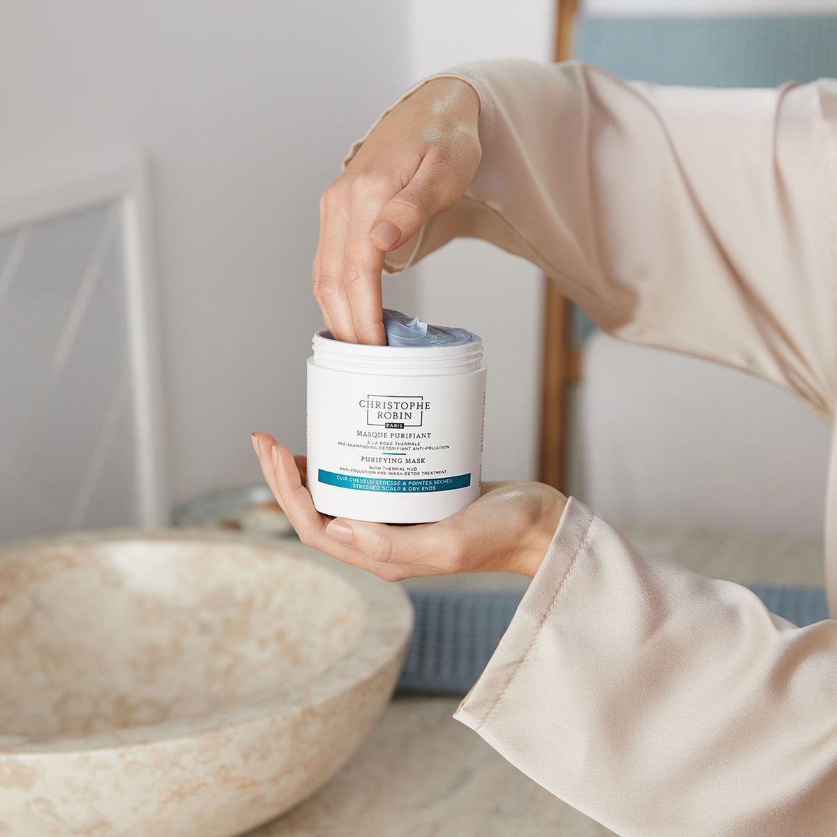 Purifying Mask with Thermal Mud