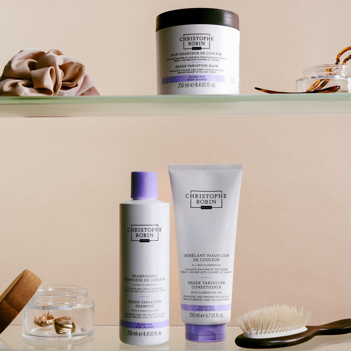 Shade Variation Shampoo With Florentina Iris Baby Blonde