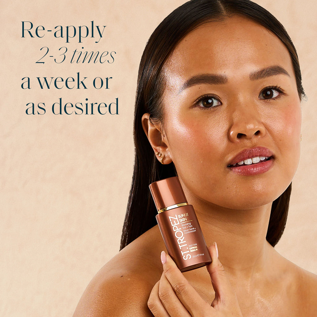 Sunlit Skin Bronzing Tint and Self Tan Face Serum