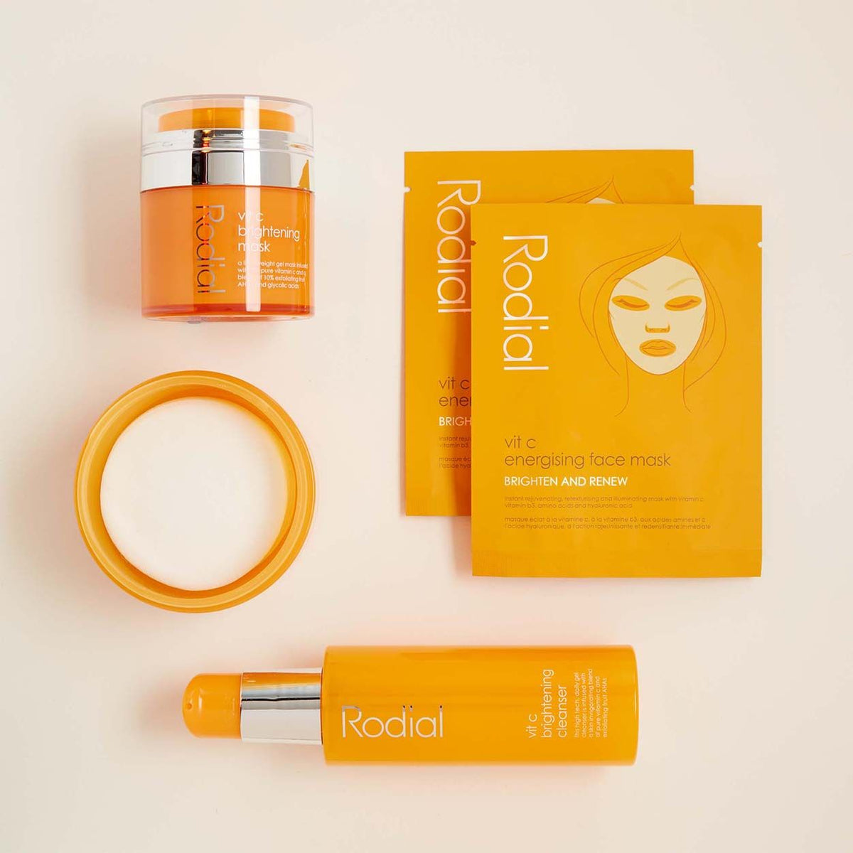 Vit C Cellulose Sheet Mask 4 Pack