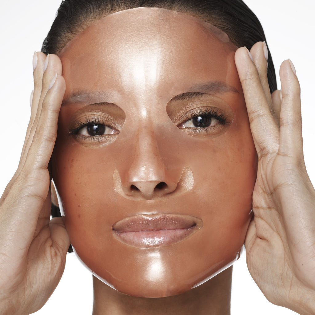 Rose Gold Brightening 5-Piece Facial Treatment Mask Set