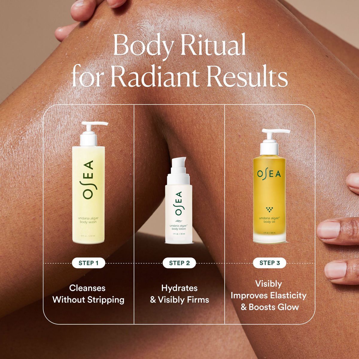 Undaria Body Glow Trio
