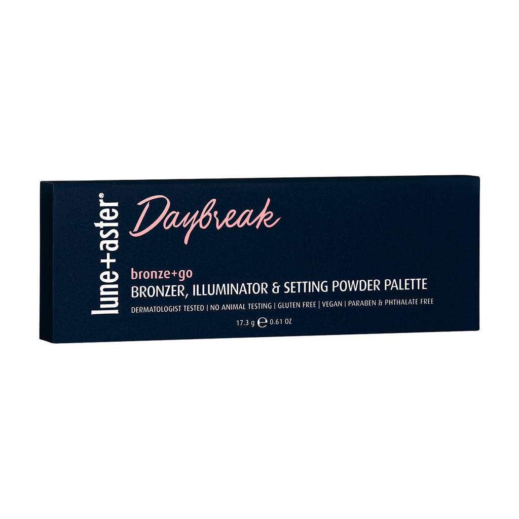Daybreak Bronzer. Illuminator and Setting Powder Palette
