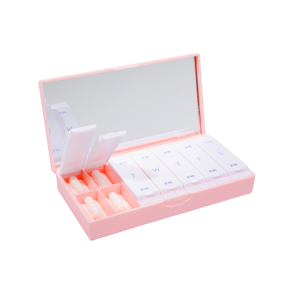Pink AM/PM Pill Box
