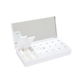 White AM/PM Pill Box