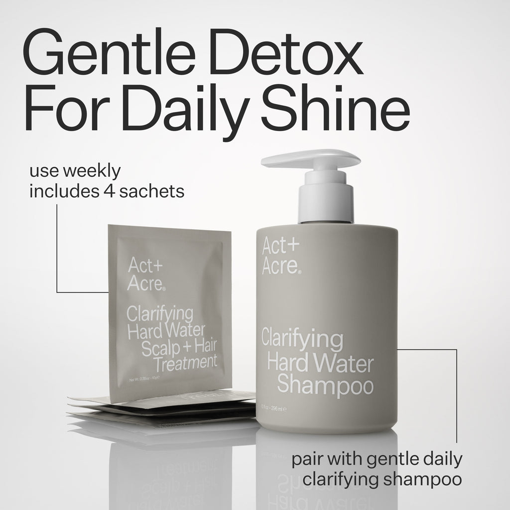 Clarifying Hard Water Shampoo For Scalp + Hair Build-Up