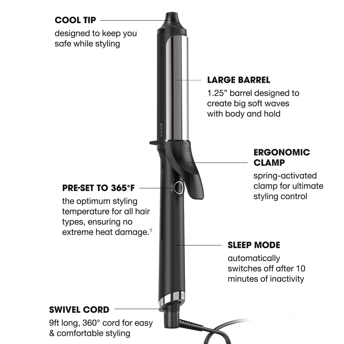 Soft Curl 1.25 Curling Iron