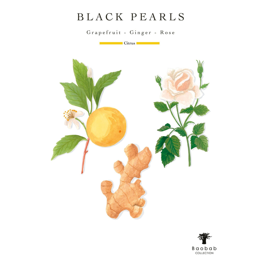 Pearls Black Candle