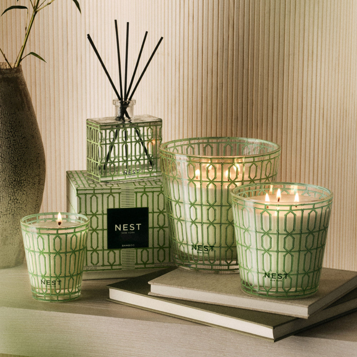 Bamboo Decorative Candle