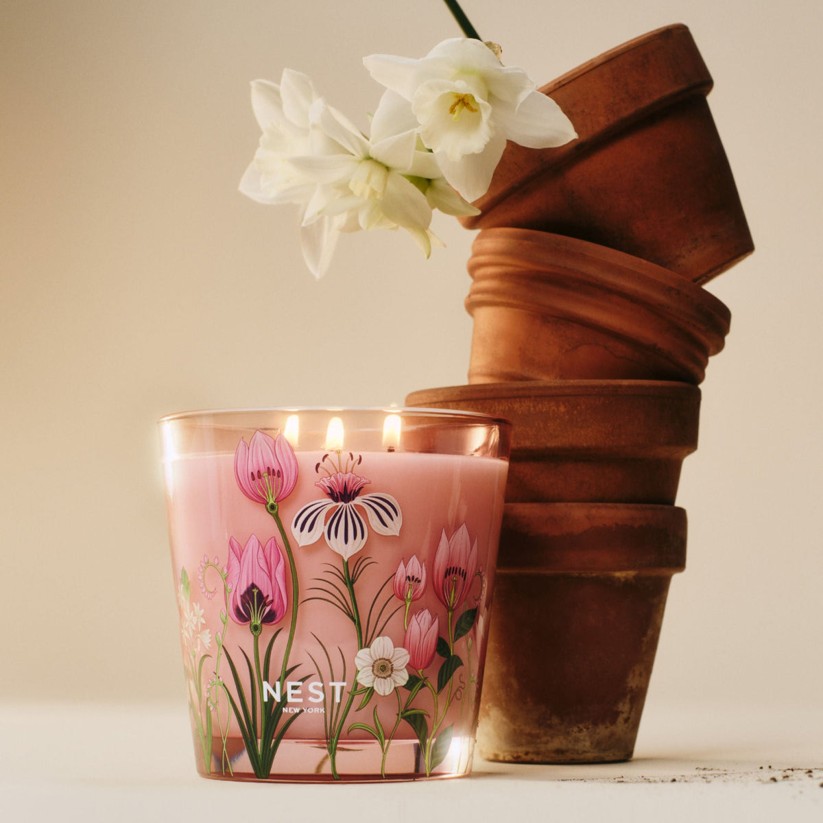 Himalayan Salt & Rosewater Decorative Candle