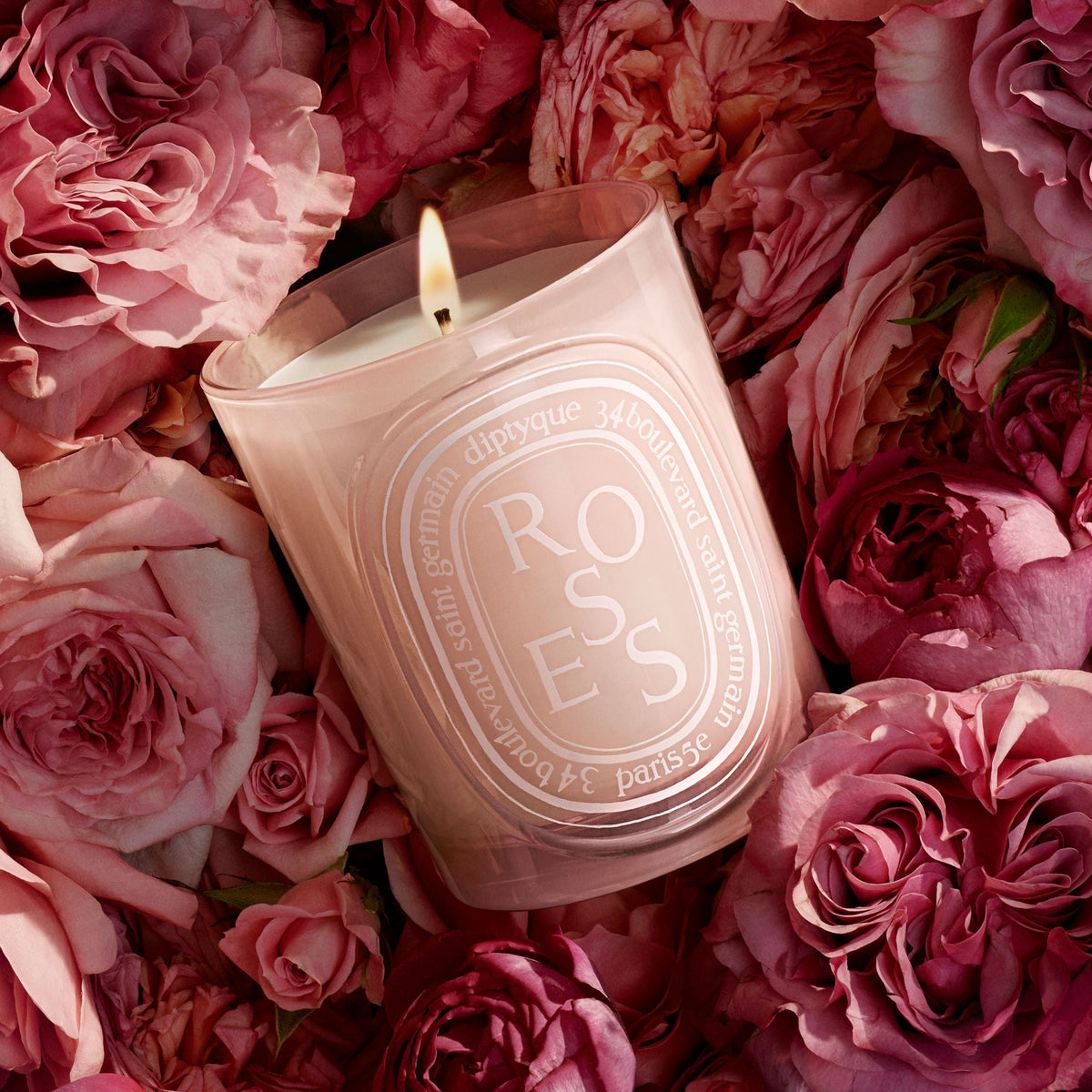 Roses Candle
