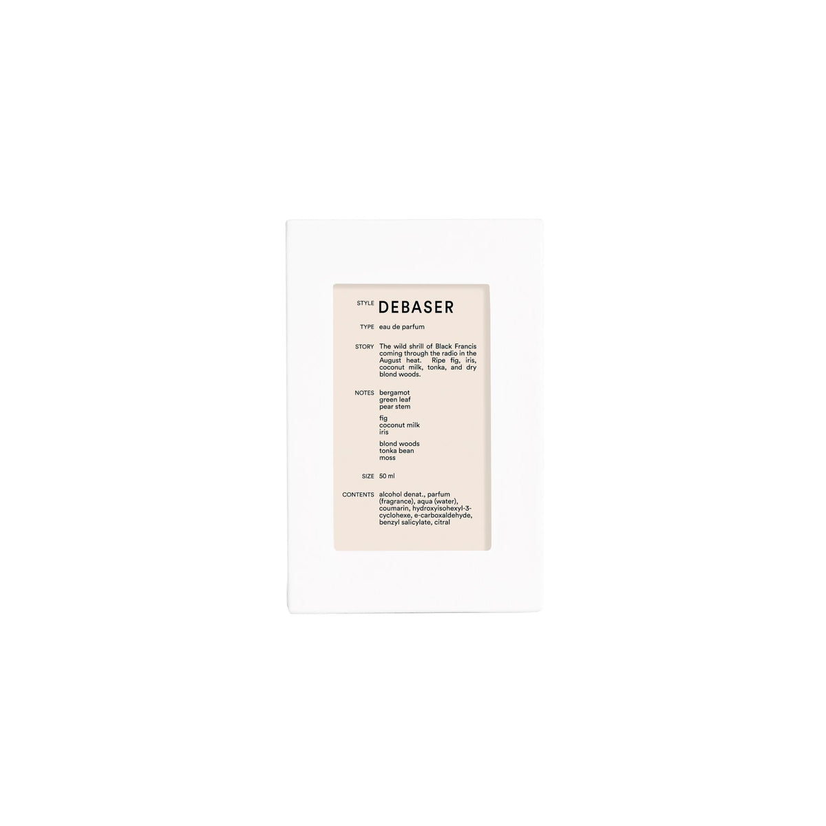 Debaser Eau de Parfum