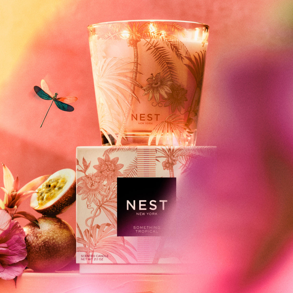 Something Tropical Decorative Candle