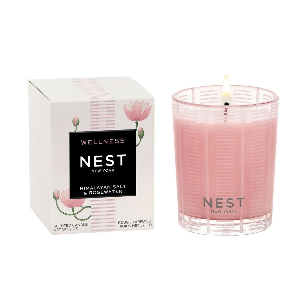 Himalayan Salt & Rosewater Candle