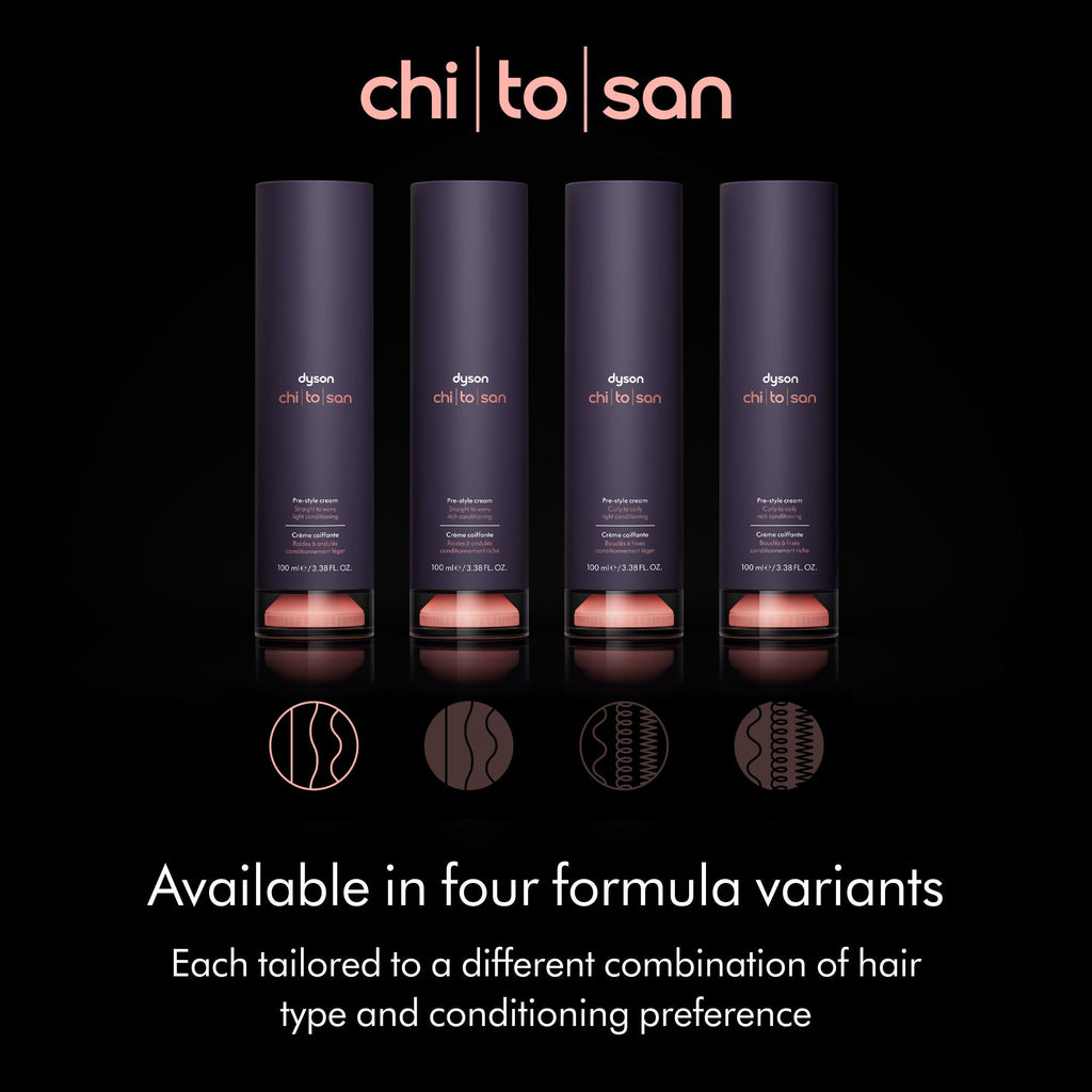 Chitosan Pre-Style Cream Straight to Wavy Light Conditioning