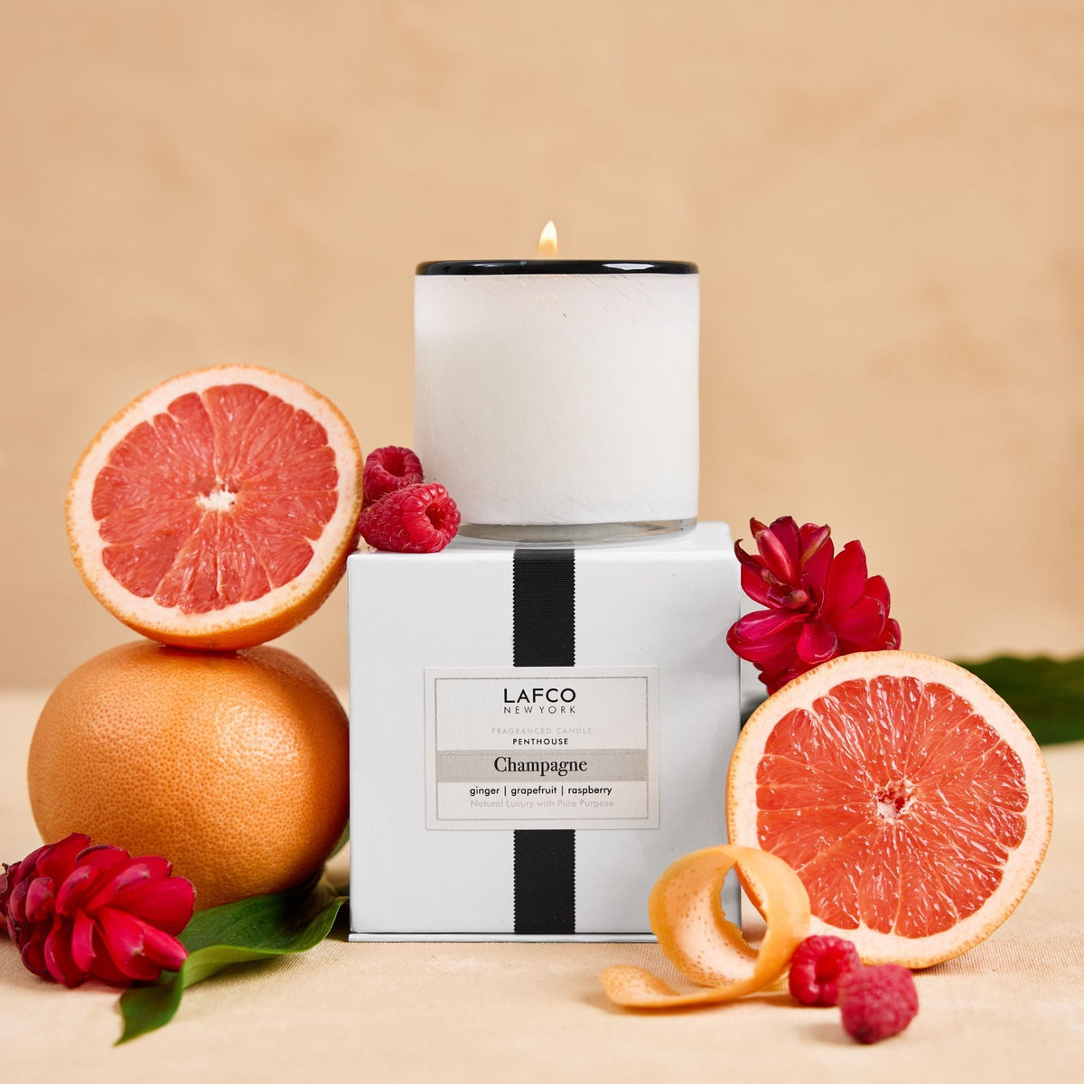 Champagne Candle