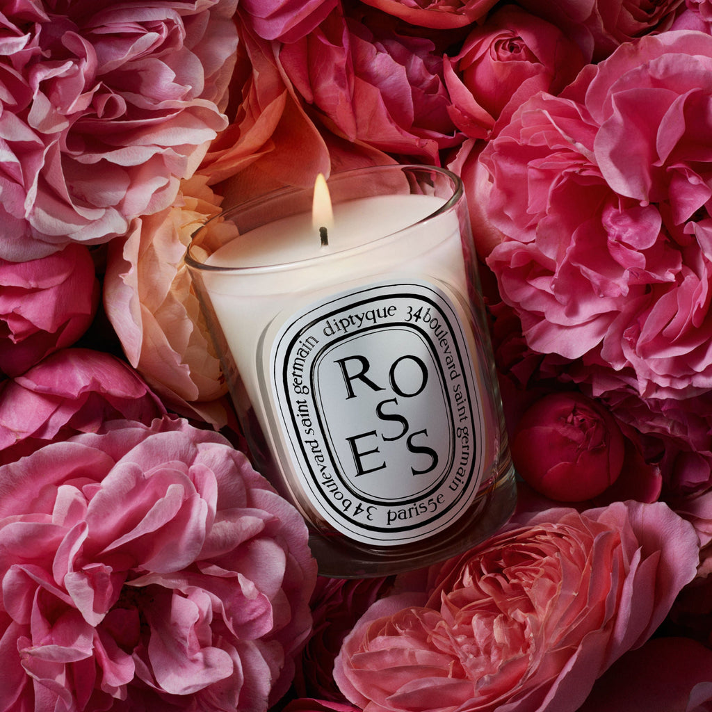 Roses Candle