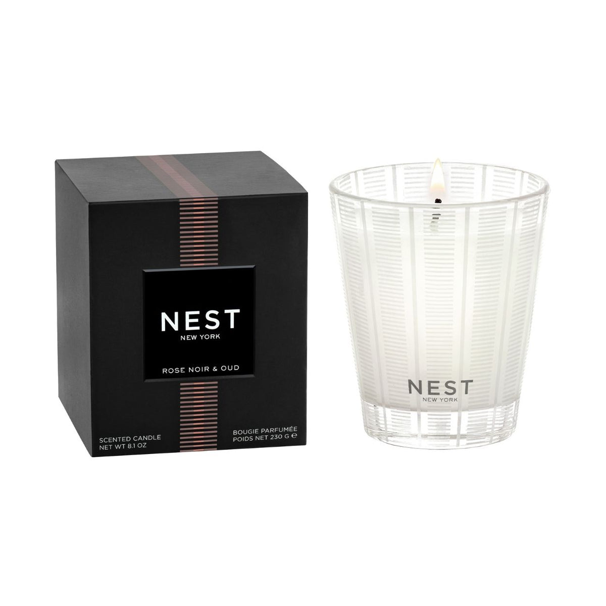 Rose Noir & Oud Candle