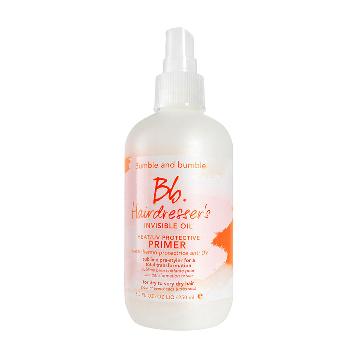 Hairdresser's Invisible Oil Heat/UV Protective Primer for Dry. Frizzy Hair