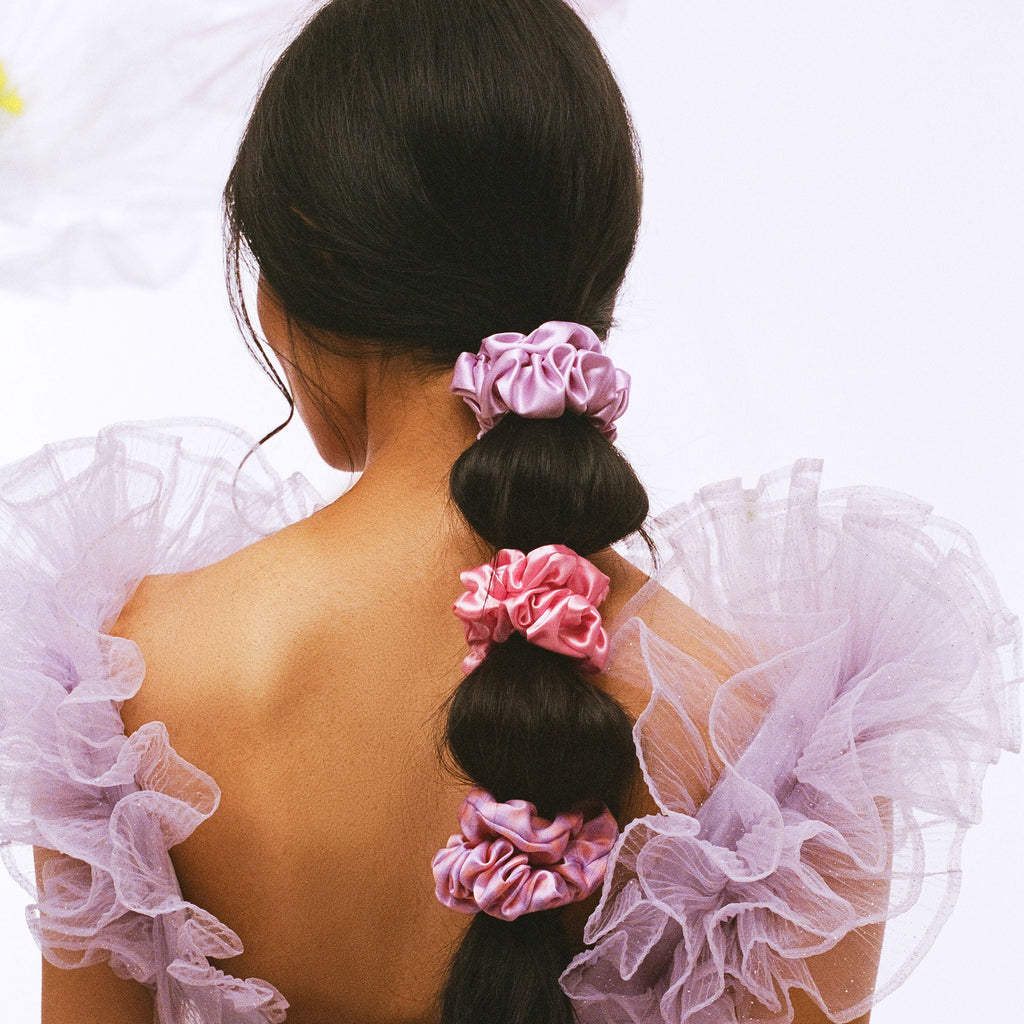 Pure Silk Large Scrunchies