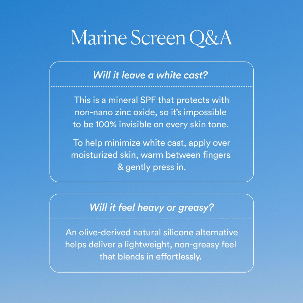 Marine Screen SPF 50 Mineral Sunscreen