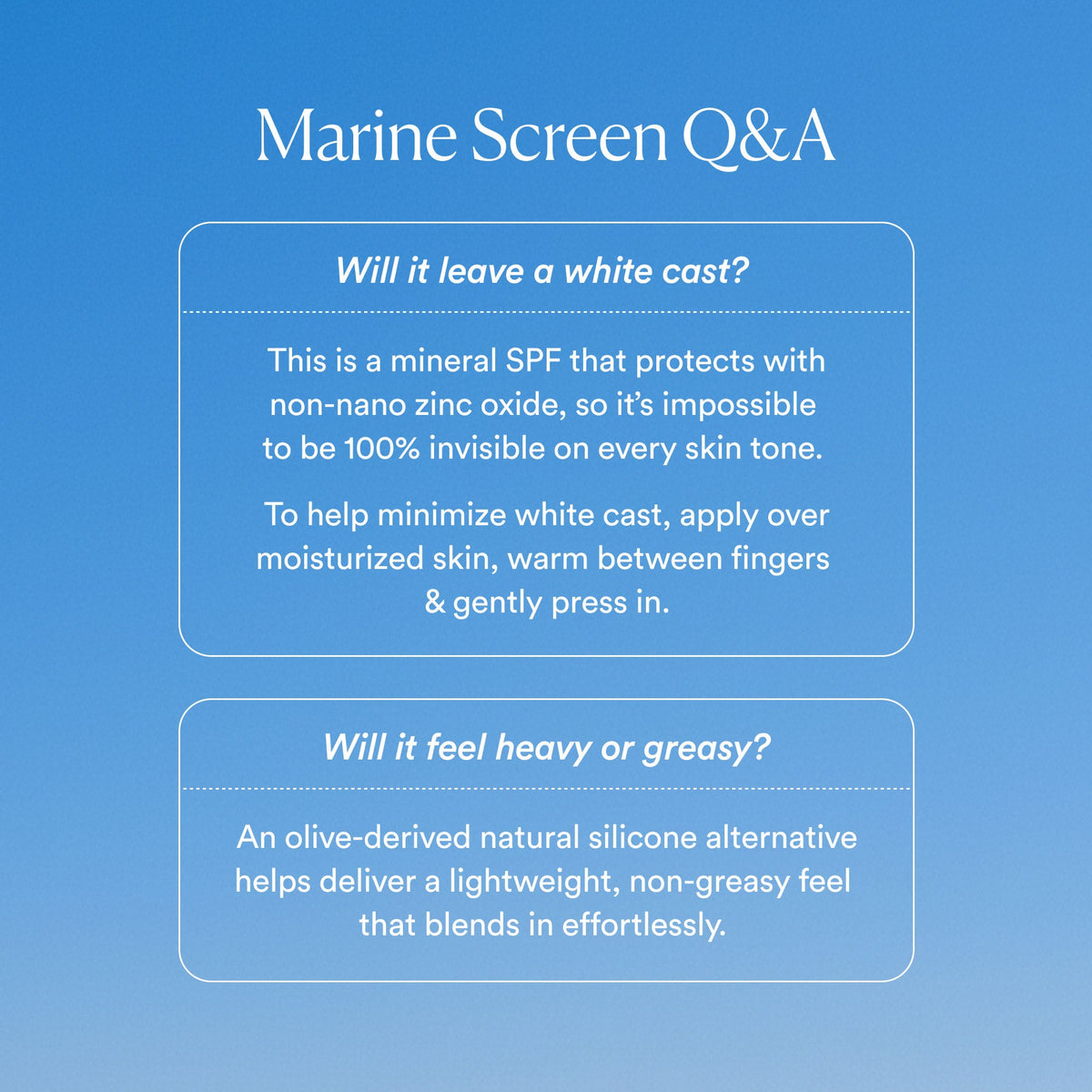 Marine Screen SPF 50 Mineral Sunscreen