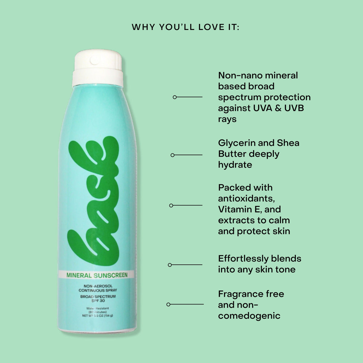 Non-Aerosol Mineral Spray - Fragrance Free SPF 30