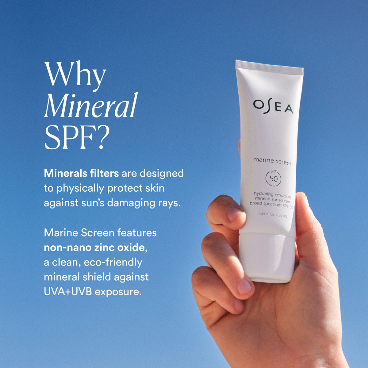 Marine Screen SPF 50 Mineral Sunscreen