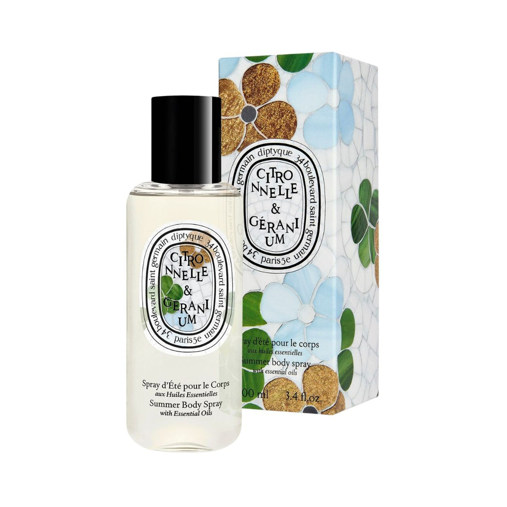 Lemongrass & Geranium Summer Body Spray with essential oils (Limited Edition)